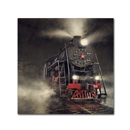 Dmitry Laudin 'Beyond Express' Canvas Art,18x18